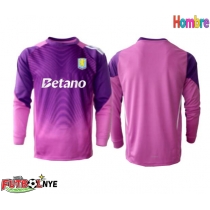 Camiseta Aston Villa Portero Tercera Equipación 2025-26 manga larga